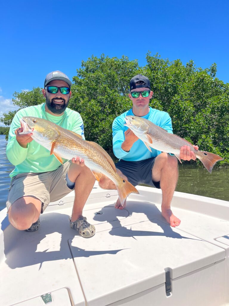 06.12.2022 Floridaze Fishing Charters Best Bokeelia Red Fish Two Men